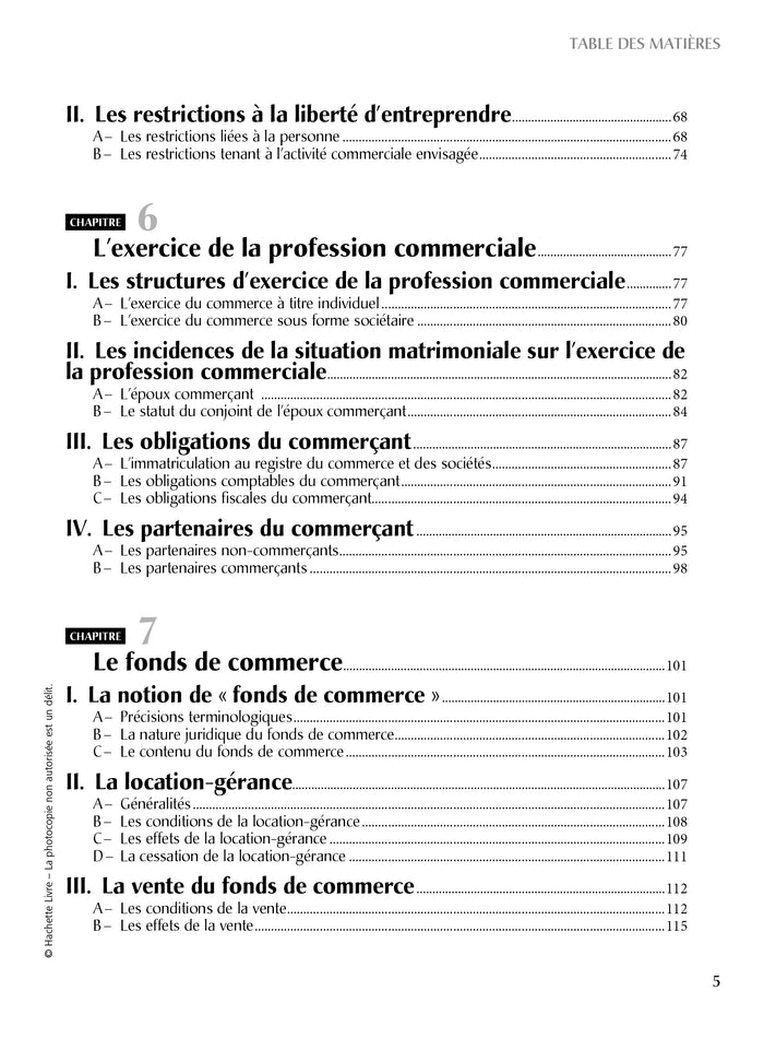 Les fondamentaux - Droit commercial