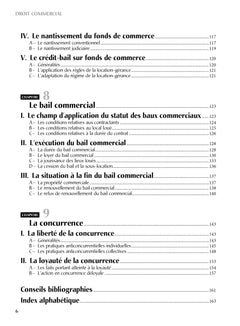Les fondamentaux - Droit commercial