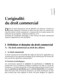 Les fondamentaux - Droit commercial