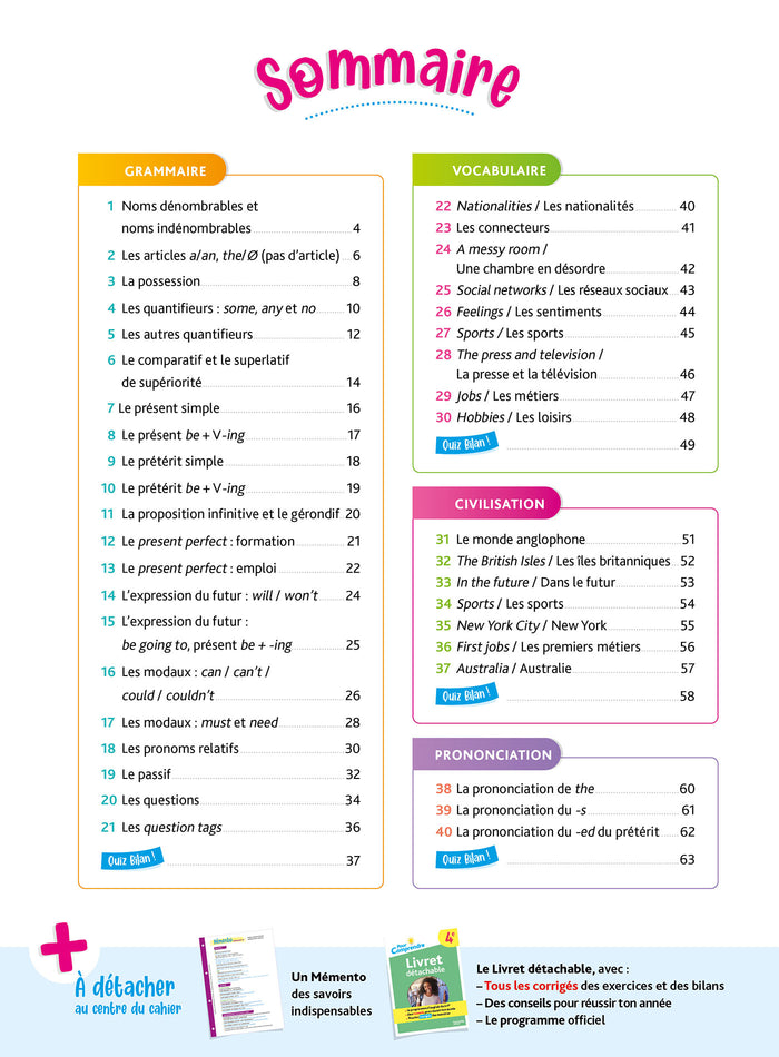 Pour comprendre anglais 4e