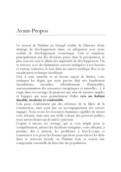 Des solutions pour un habitat durable, moderne et confortable au Sénégal