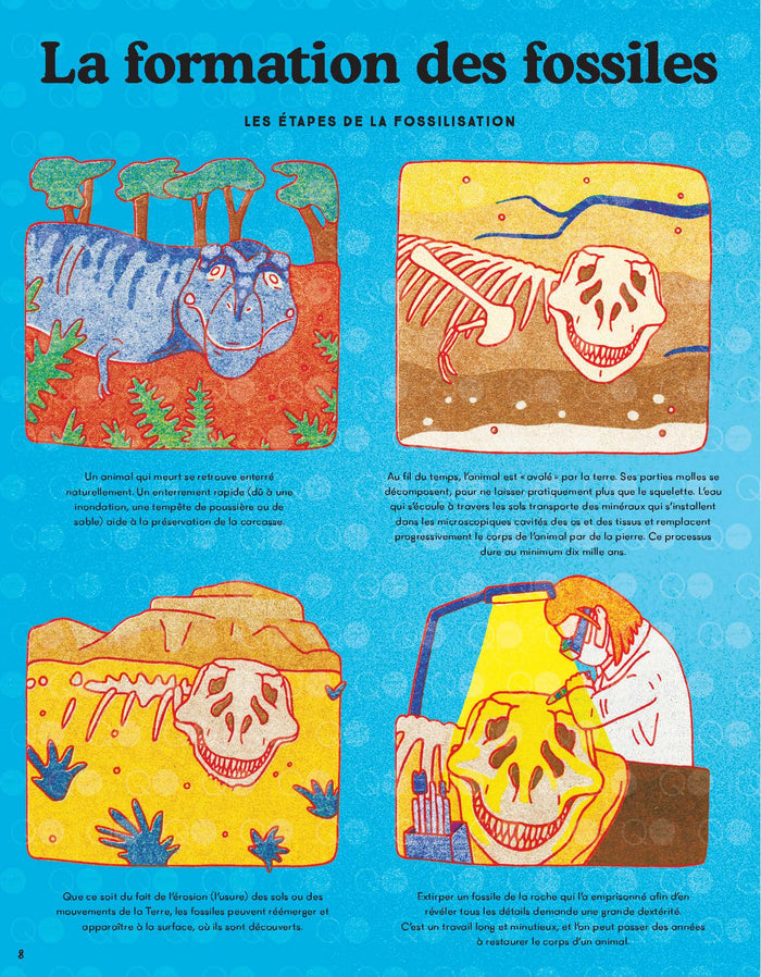 Le Kaléidoscope des dinosaures et autres animaux disparus