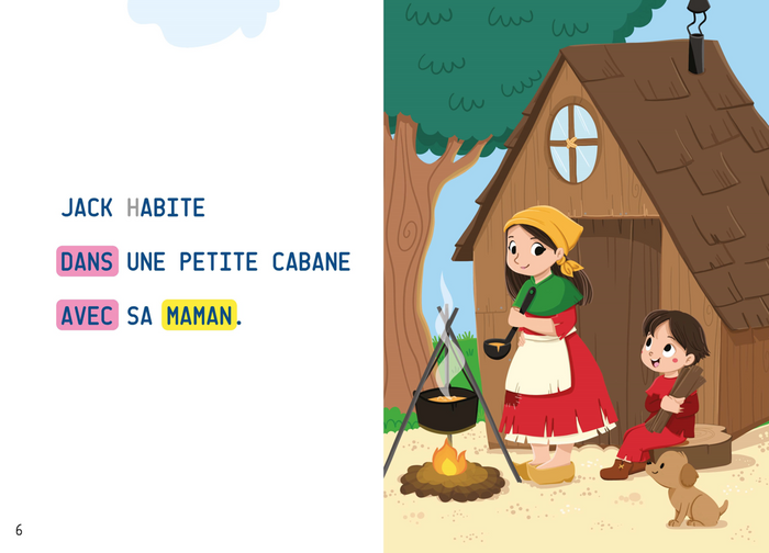 1eres lectures maternelle Jack et le haricot, niveau 1