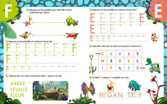 Gigantosaurus Mon cahier ardoise des grandes lettres