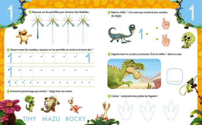 Mon super cahier ardoise des chiffres