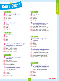 Pour comprendre anglais 6e