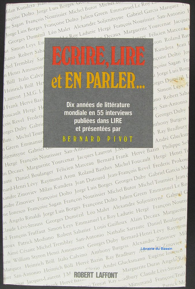Ecrire, lire et en parler