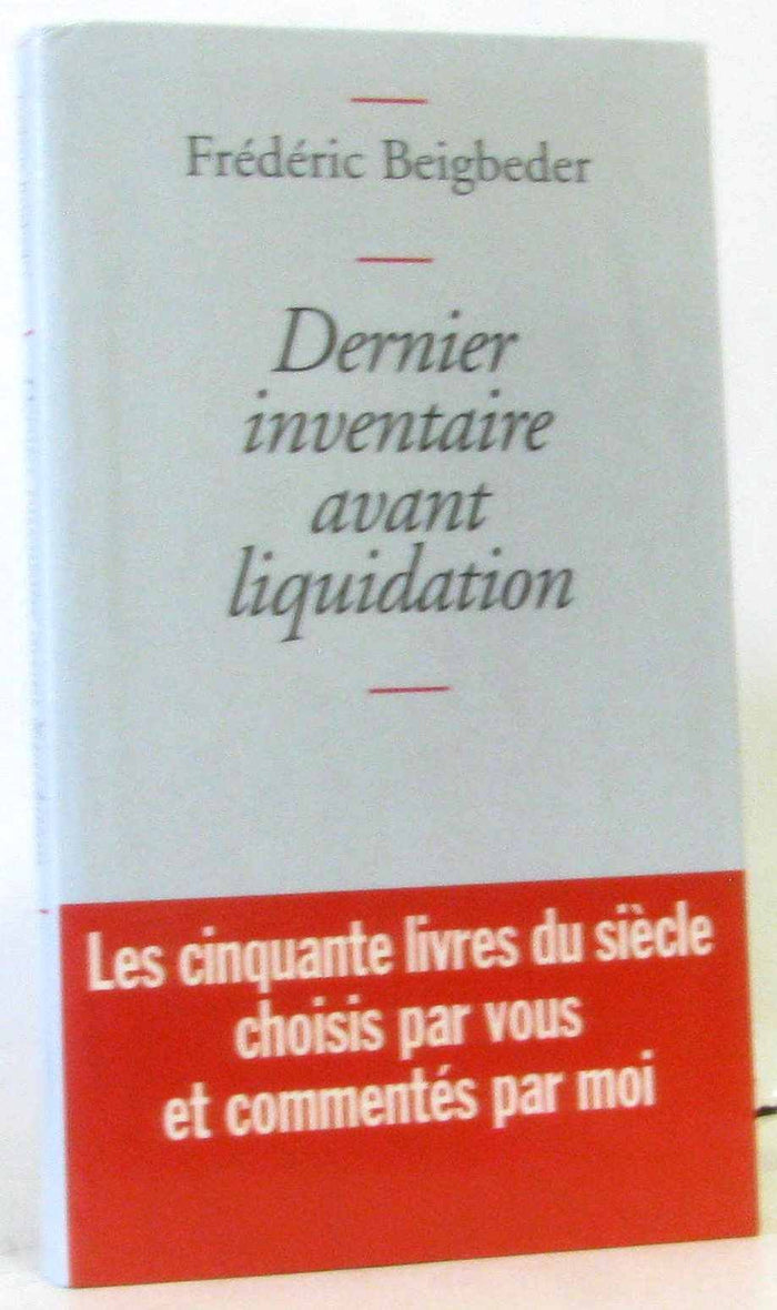 Dernier Inventaire Avant Liquidation