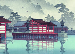 Temples, pagodes et sanctuaires par les grands maîtres de l'estampe japonaise