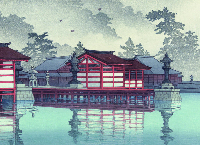 Temples, pagodes et sanctuaires par les grands maîtres de l'estampe japonaise