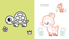 Coloriages à bords pailletés - Lucas le chat