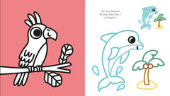 Coloriages à bords pailletés - Gaspard le guépard