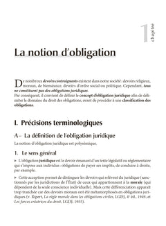 Les fondamentaux - Droit civil : Les obligations