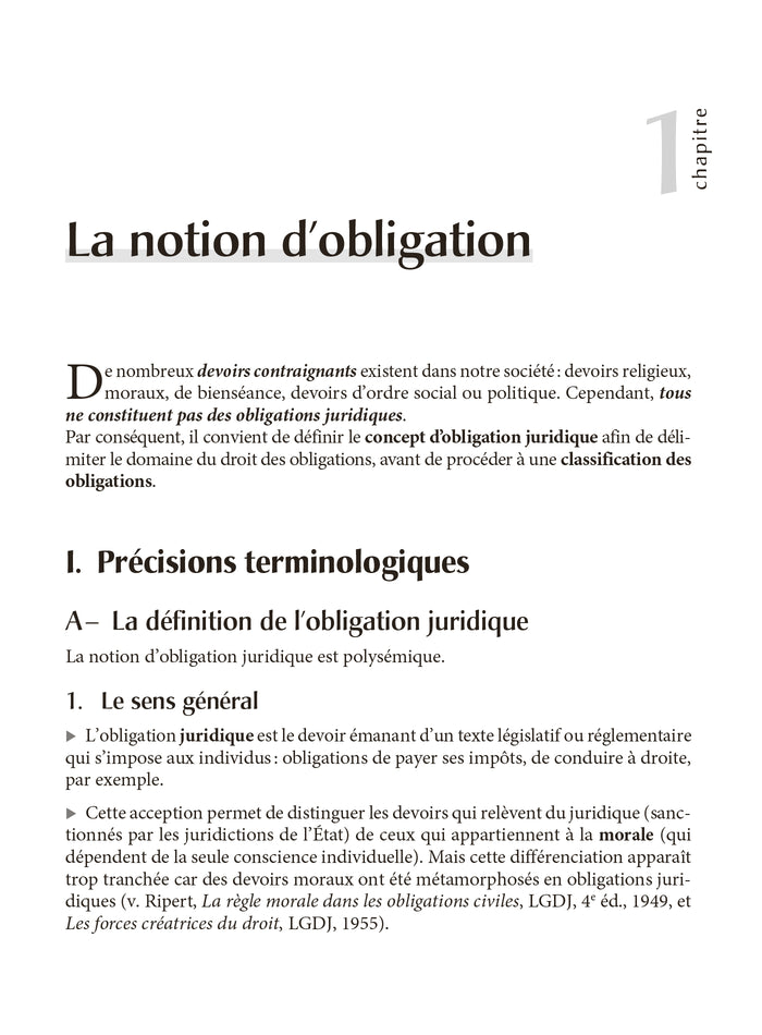 Les fondamentaux - Droit civil : Les obligations