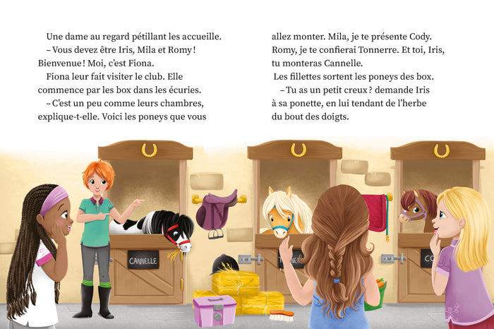 Une, deux, trois cavalières - Premier jour au poney club - Tome 1