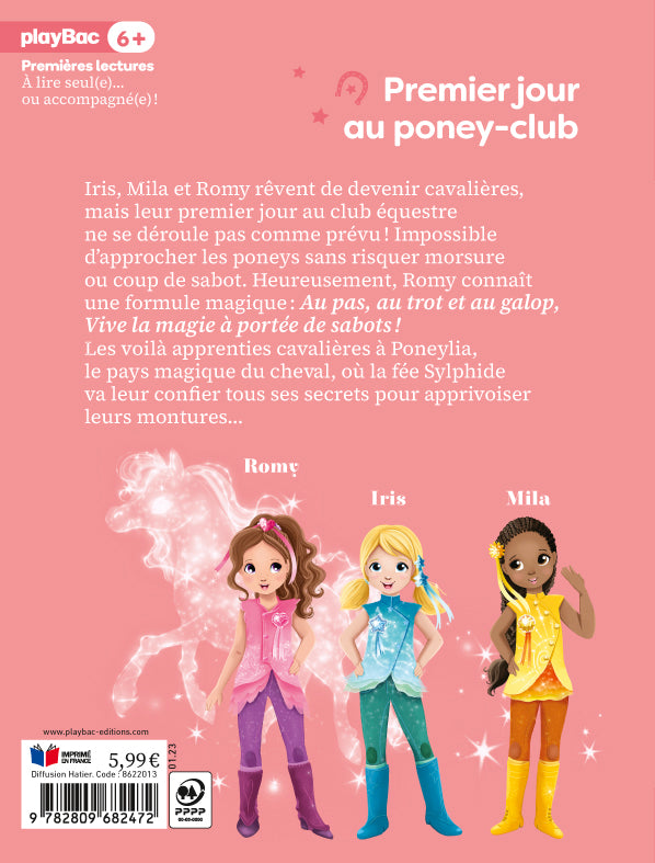 Une, deux, trois cavalières - Premier jour au poney club - Tome 1