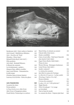 Une histoire de l'exploration neiges et glaces