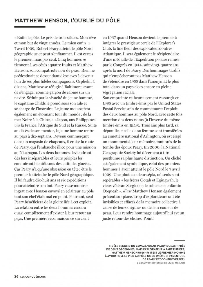 Une histoire de l'exploration neiges et glaces