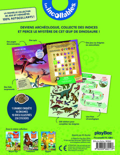 Mission Dinosaures - Mes énigmes en stickers