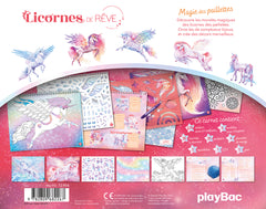 Licornes de rêve - Carnet créatif - Magie des paillettes