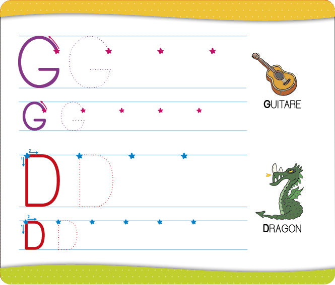 Les incollables - Ma première ardoise - Majuscules