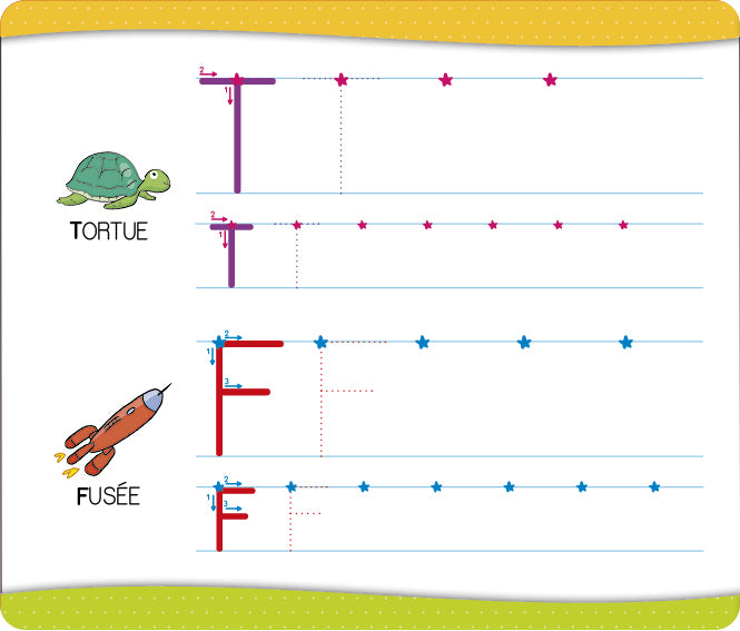 Les incollables - Ma première ardoise - Majuscules