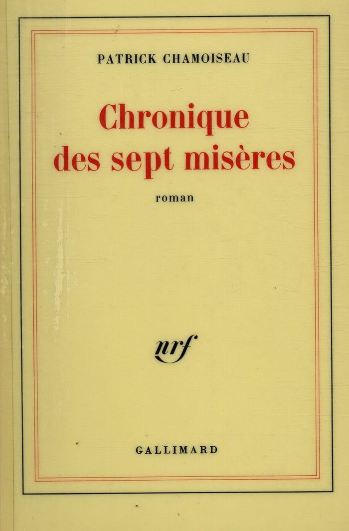Chronique des sept misères / Paroles de djobeurs