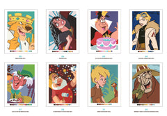 Coloriages mystères Disney - Trompe l'oeil Héros vs Méchants