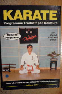 Karaté : programme évolutif par ceinture