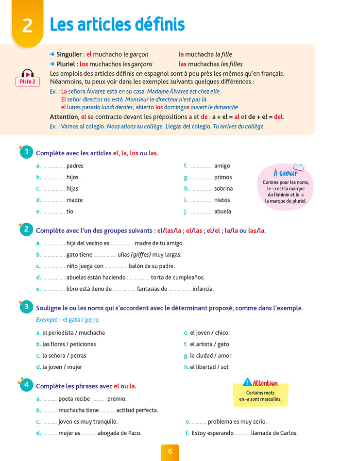 Pour comprendre espagnol 4e