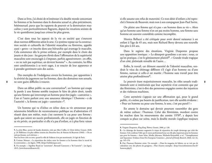 Les femmes sont des salopes, les hommes sont des Don Juan