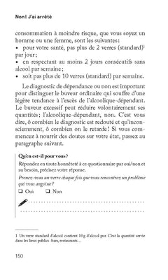 Non ! J'ai arrêté