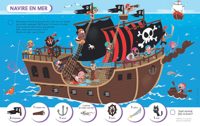 Ecoute et trouve les pirates