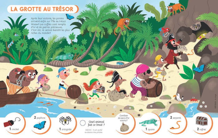 Ecoute et trouve les pirates