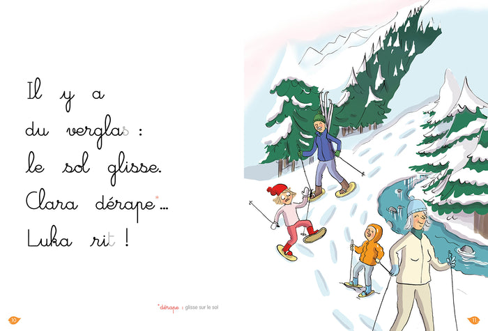 La balade à raquettes, niveau 1 - J'apprends à lire Montessori