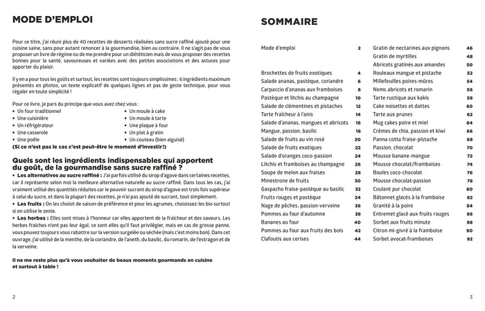 Simplissime : Desserts sans sucre raffiné les + faciles du monde