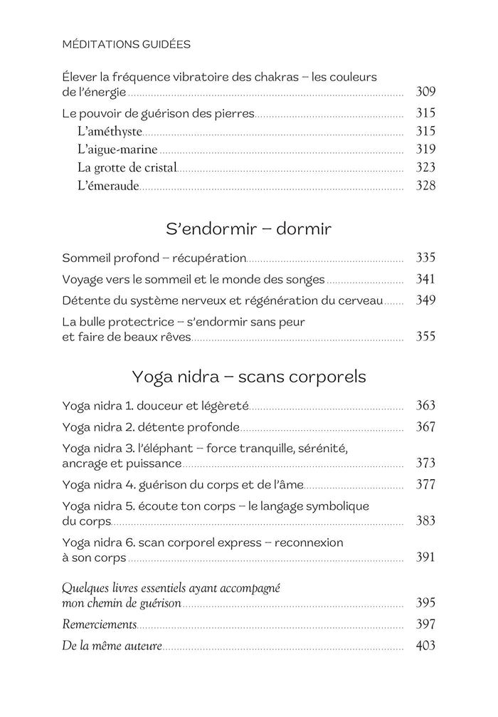 Méditations guidées pour guérir le corps et l'esprit
