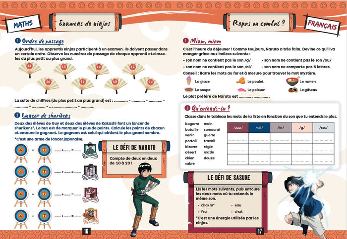 Naruto - Cahier de vacances du CP au CE1