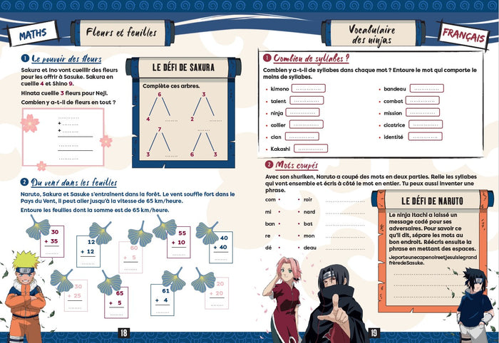 Naruto - Cahier de vacances du CP au CE1