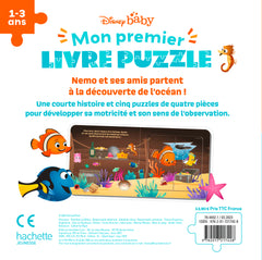 Mon Premier livre puzzle - 4 pièces - Nemo et la mer