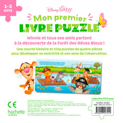 Mon Premier livre puzzle - 4 pièces - Winnie et la forêt