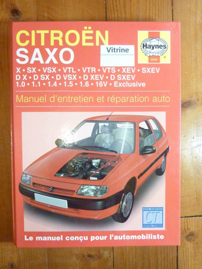 Manuel d'entretien et réparation auto Citroën Saxo