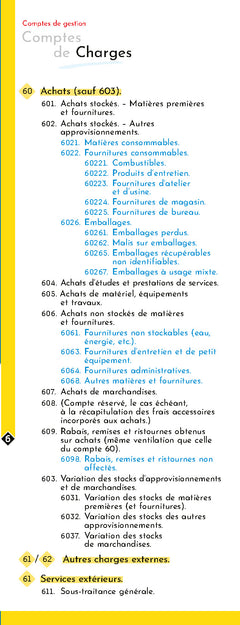 Plan comptable général 2025/2026