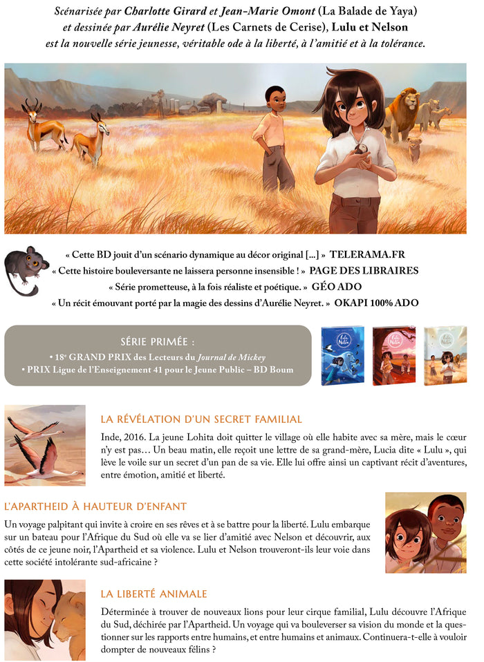 Lulu et Nelson T03 - La Lionne blanche