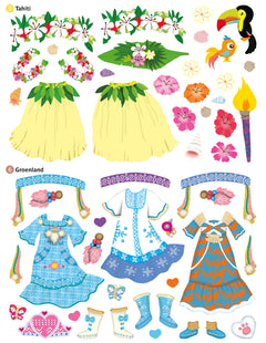 Minimiki - Stickers - Danses du monde