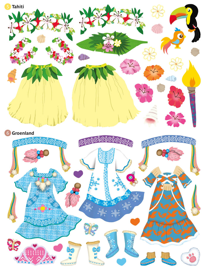 Minimiki - Stickers - Danses du monde