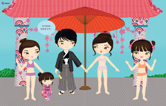 Minimiki - Stickers - Mariées du monde