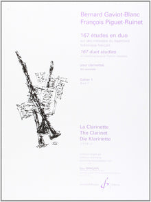 167 etudes en duo sur des melodies du repertoire folklorique francais pour clarinettes, cahier 1