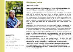 Mémoires d'un âne