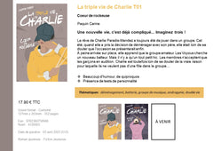 La triple vie de Charlie T01